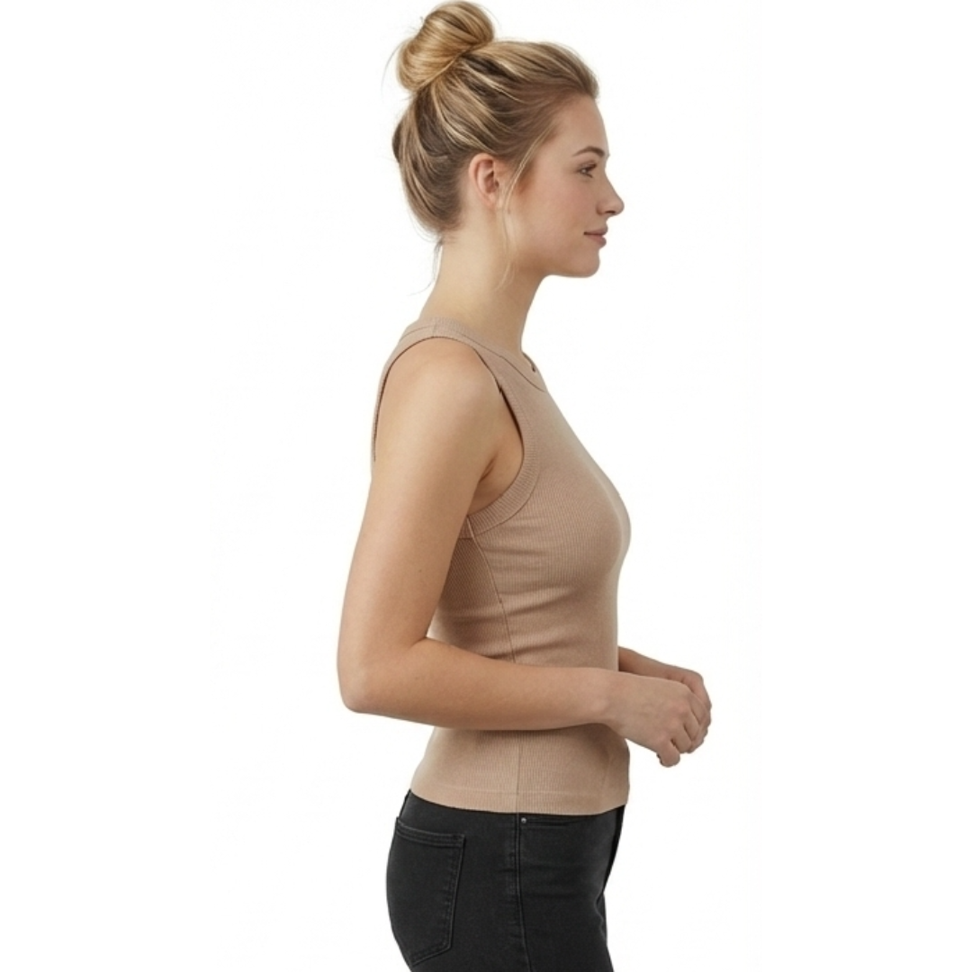 Gorgesto Essential Ribbed Tank - Image 2