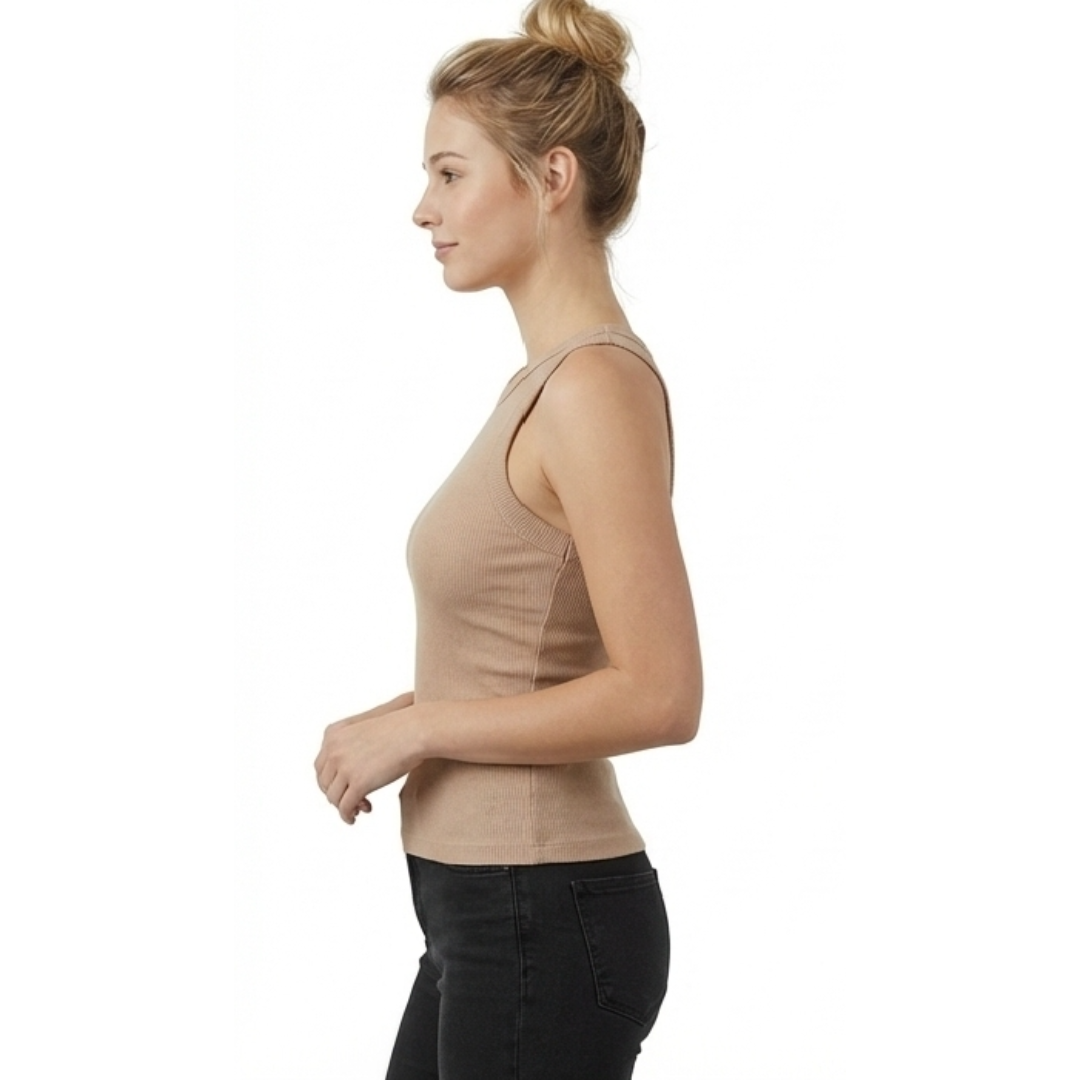 Gorgesto Essential Ribbed Tank - Image 3