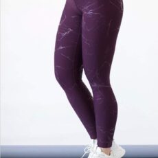 Gorgesto Marble-Aura Compression Leggings